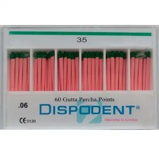 Штифты гуттаперчевые 06 №35 Dispodent (уцененный)