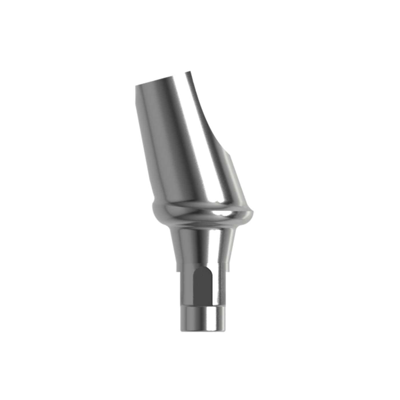 Абатмент титановый угловой 15°, совместим с Straumann Bone Level RC (1.0 мм), с винтом 00078
