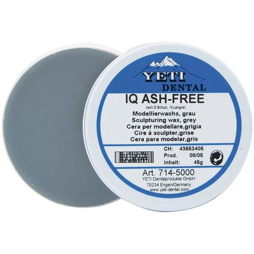 Воск моделировочный IQ Ash-free, жестяная банка 45 г.