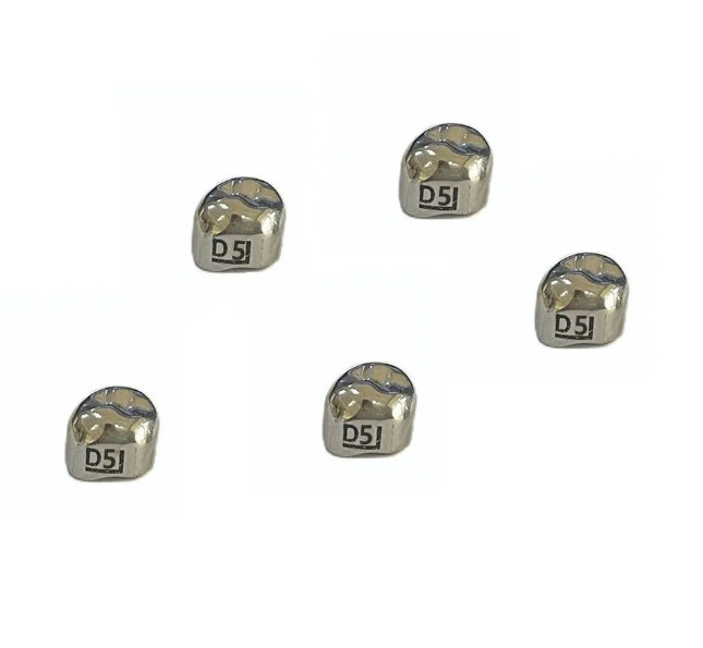 Коронки Kids CROWN DUR-5 из нержавеющей стали детские (5 шт)