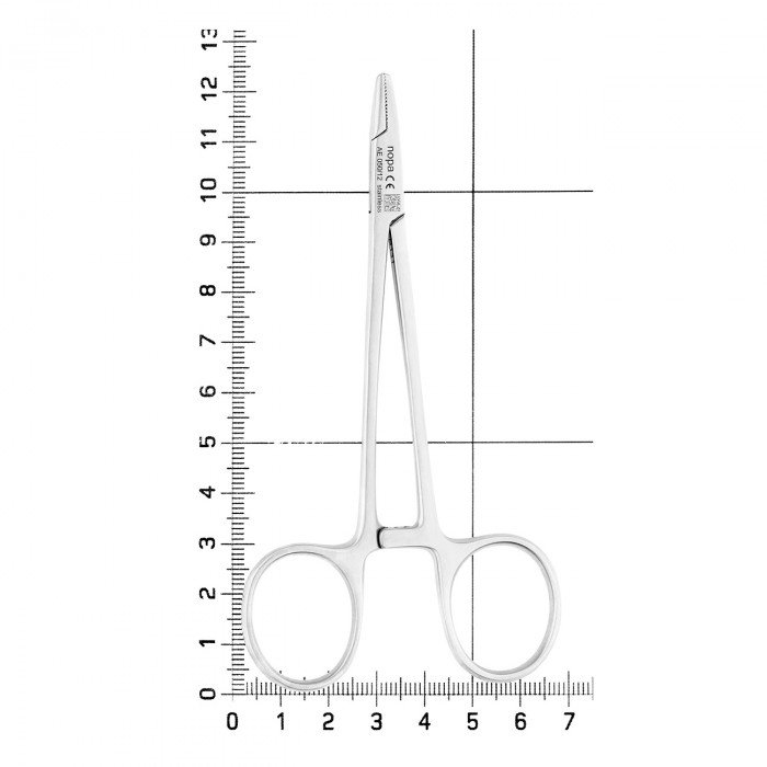 Иглодержатель хирургический прямой Derf, 125 мм, NOPA AE 050/12