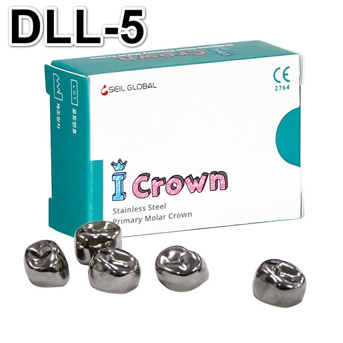 Коронки CROWN Refill DLL-5 из нержавеющей стали детские (5 шт) Seil Global