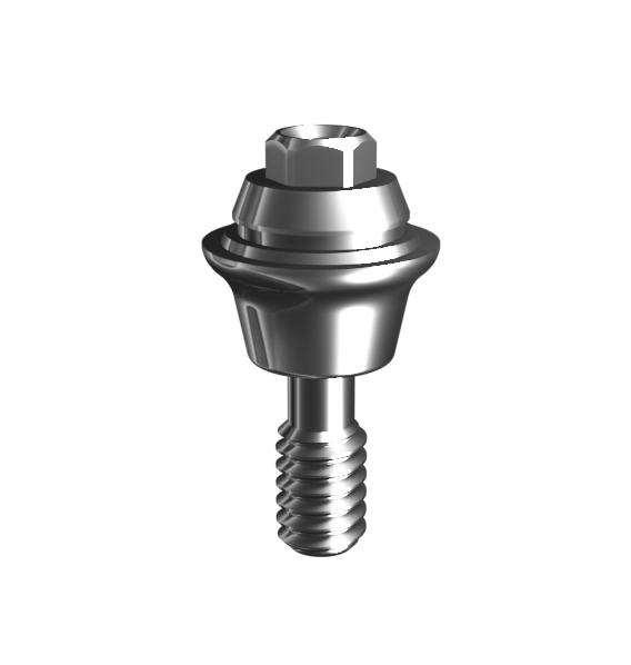 Абатмент-мультиюнит прямой, совместим с Nobel Conical Connection RP (1.5 мм) 00331