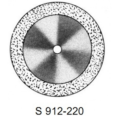 Алмазный диск S 912-220 (Ø 22 мм), Супертонкий XF