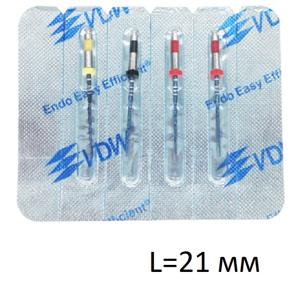 Реципрок Блю - Reciproc Blue L21 мм, 4 шт.