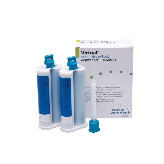 Слепочная масса А-силиконовая Virtual Refill Heavy Body 2 x 50 мл